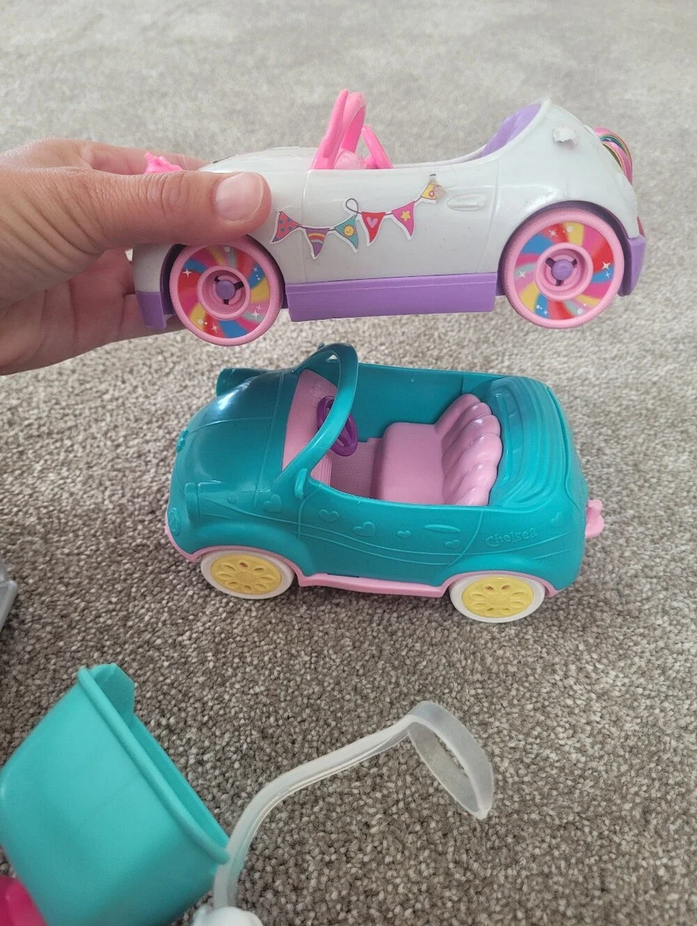Barbie Pink Scooter and Colorful Vehicle Playset
